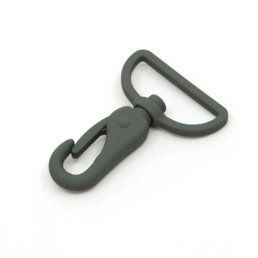 Metall Taschenkarabiner 40mm dunkelgrün D190 Metall Taschenkarabiner 40mm dunkelgrün D190