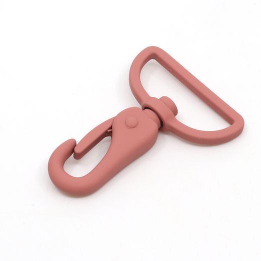 Metall Taschenkarabiner 40mm altrosa D213 Metall Taschenkarabiner 40mm altrosa D213