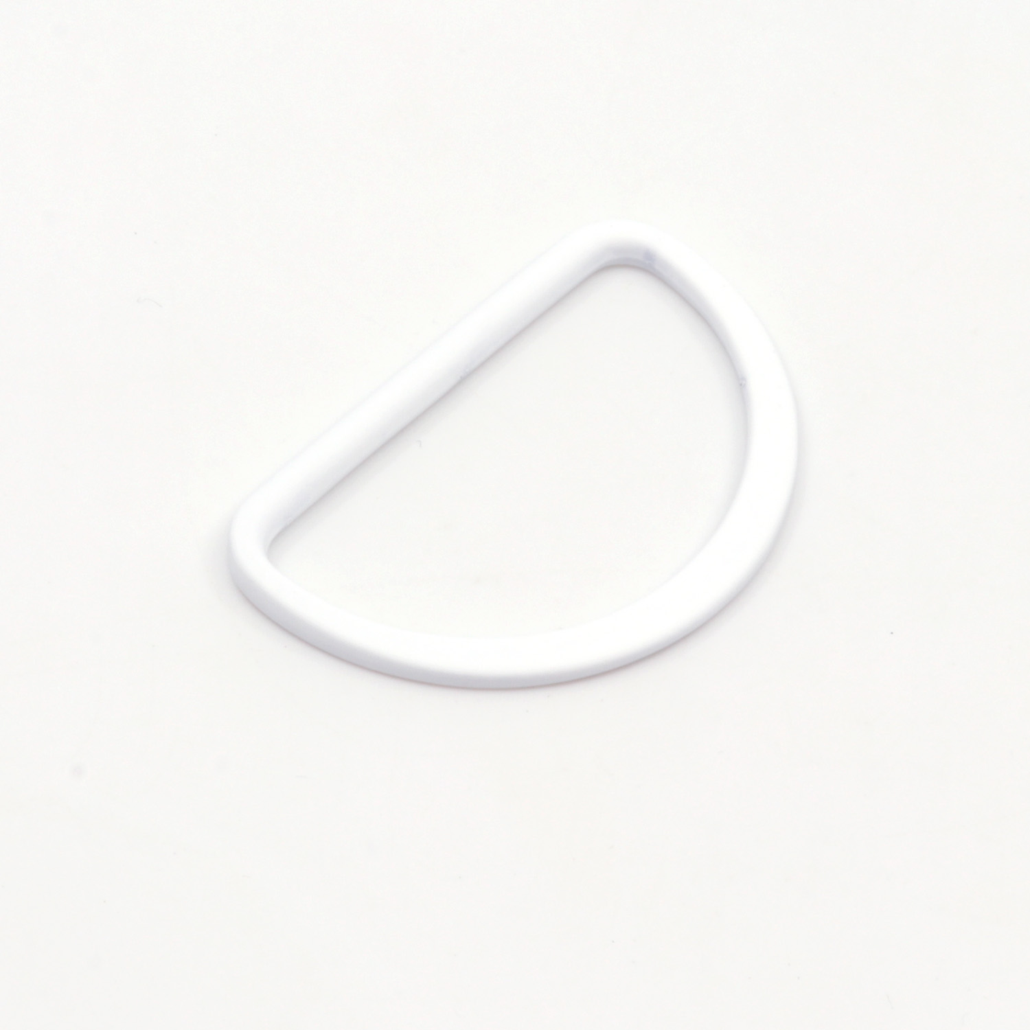 Anneau demi-rond 40mm métal Blanc B3-0 Anneau demi-rond 40mm métal Blanc B3-0