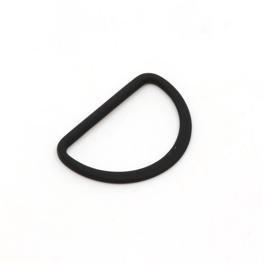 Metall D Ring 40mm schwarz B5