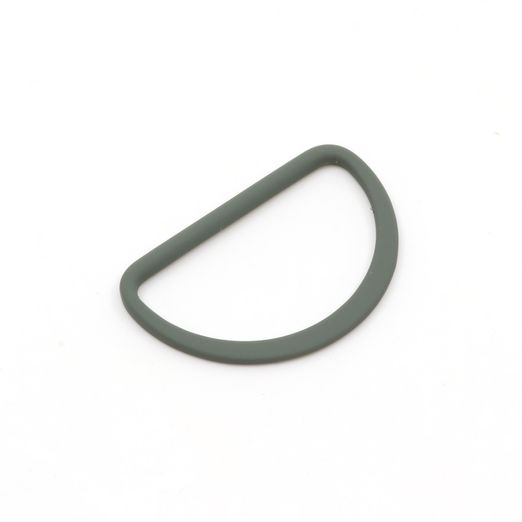 Anneau demi-rond 40mm métal Vert foncé D190