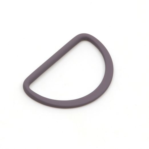 Anneau demi-rond 40mm métal Gris foncé D306