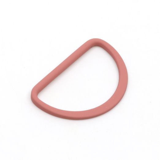 Anneau demi-rond 40mm métal Vieux rose D213