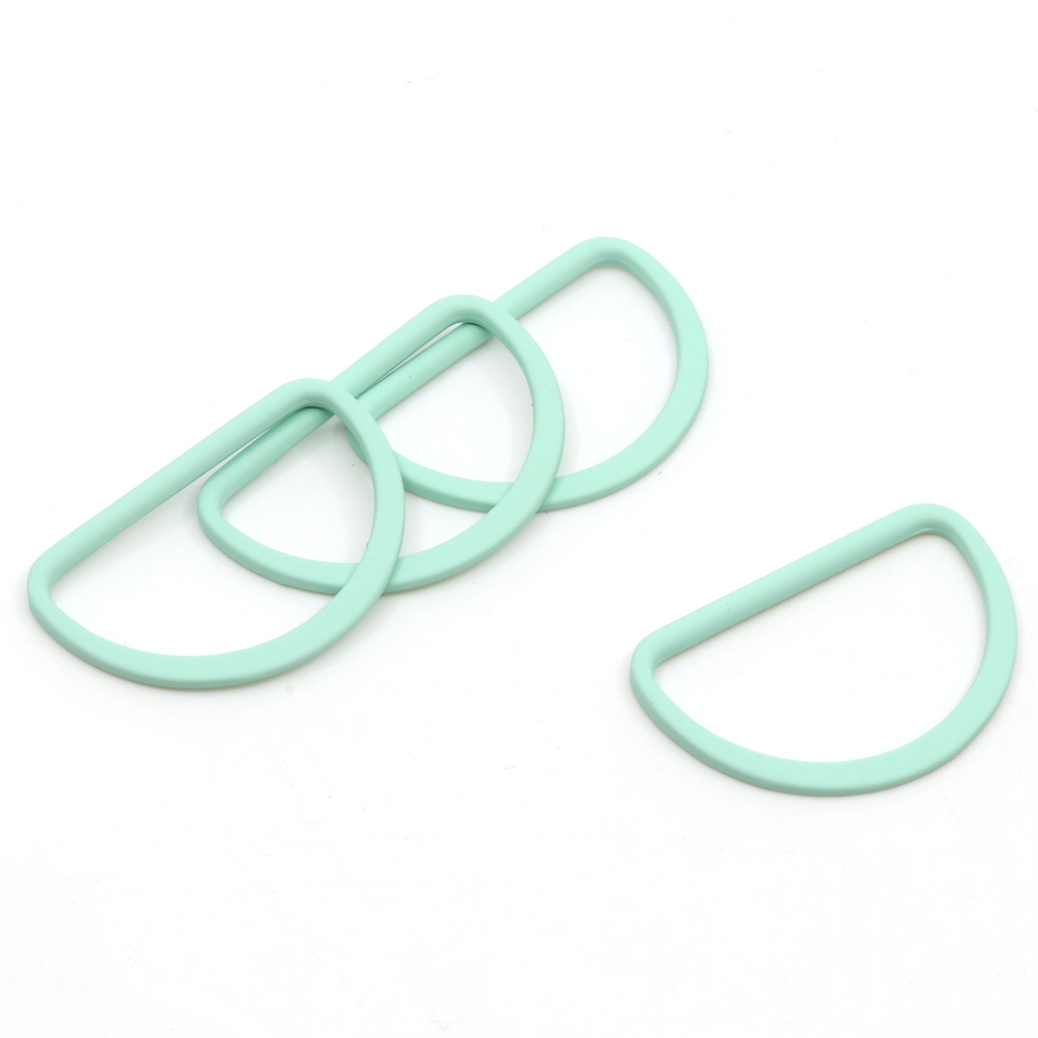 Metall D Ring 40mm mint D871-1 Metall D Ring 40mm mint D871-1