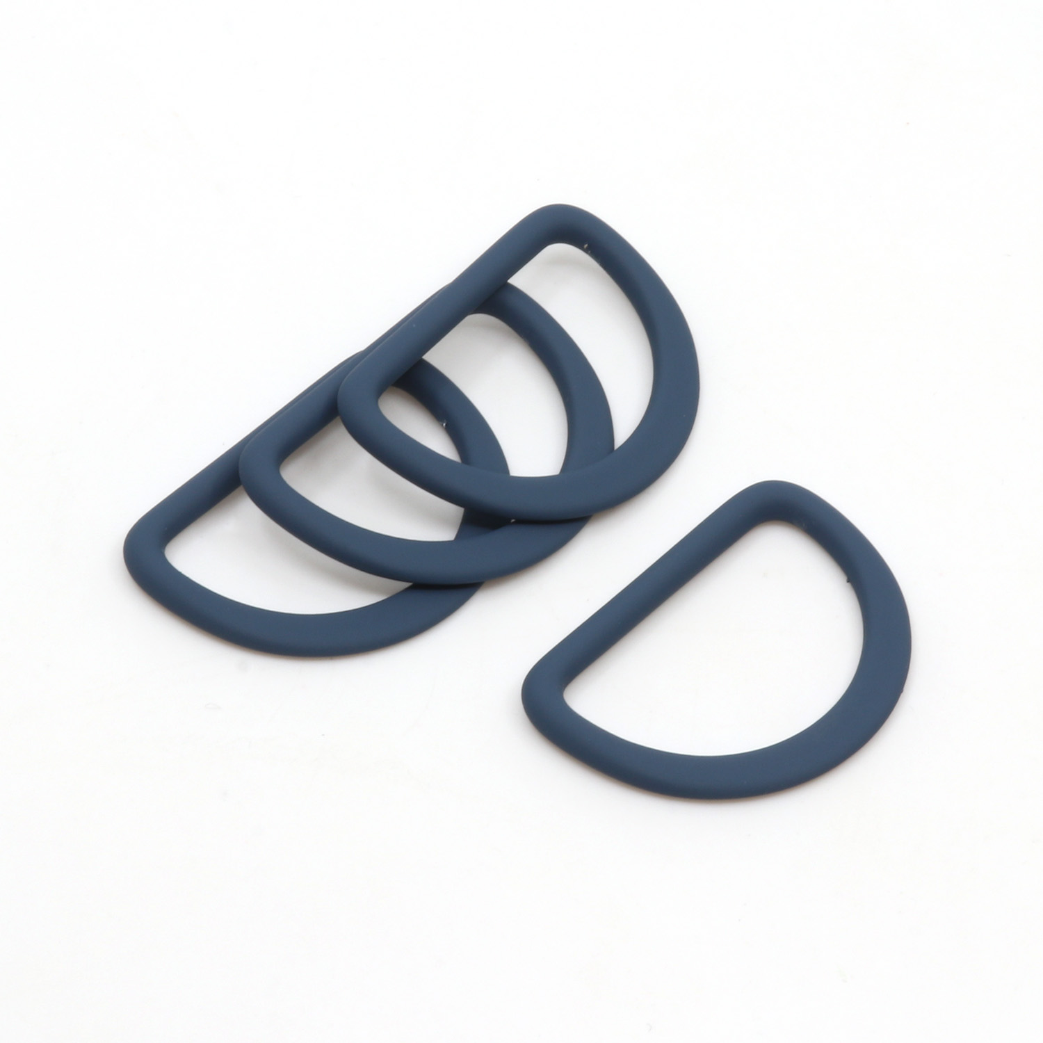 Anneau demi-rond 25mm métal Bleu pétrole D103-1 Anneau demi-rond 25mm métal Bleu pétrole D103-1