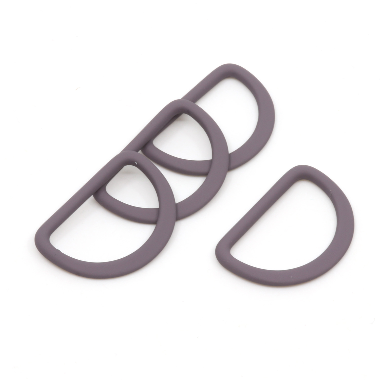 Anneau demi-rond 25mm métal Gris foncé D306-1 Anneau demi-rond 25mm métal Gris foncé D306-1