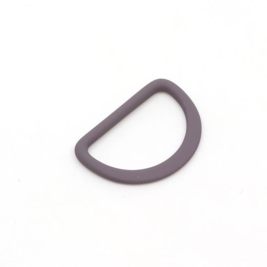 Anneau demi-rond 25mm métal Gris foncé D306 Anneau demi-rond 25mm métal Gris foncé D306