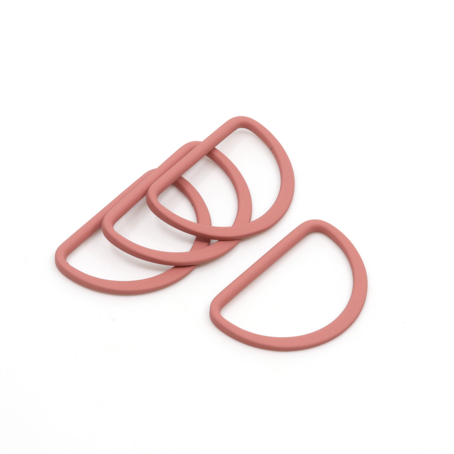 Metall D Ring 25mm altrosa D213-1 Metall D Ring 25mm altrosa D213-1