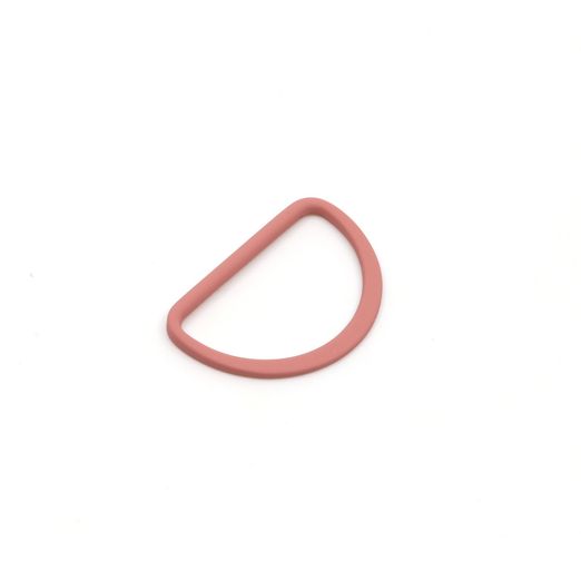 Metall D Ring 25mm altrosa D213 Metall D Ring 25mm altrosa D213