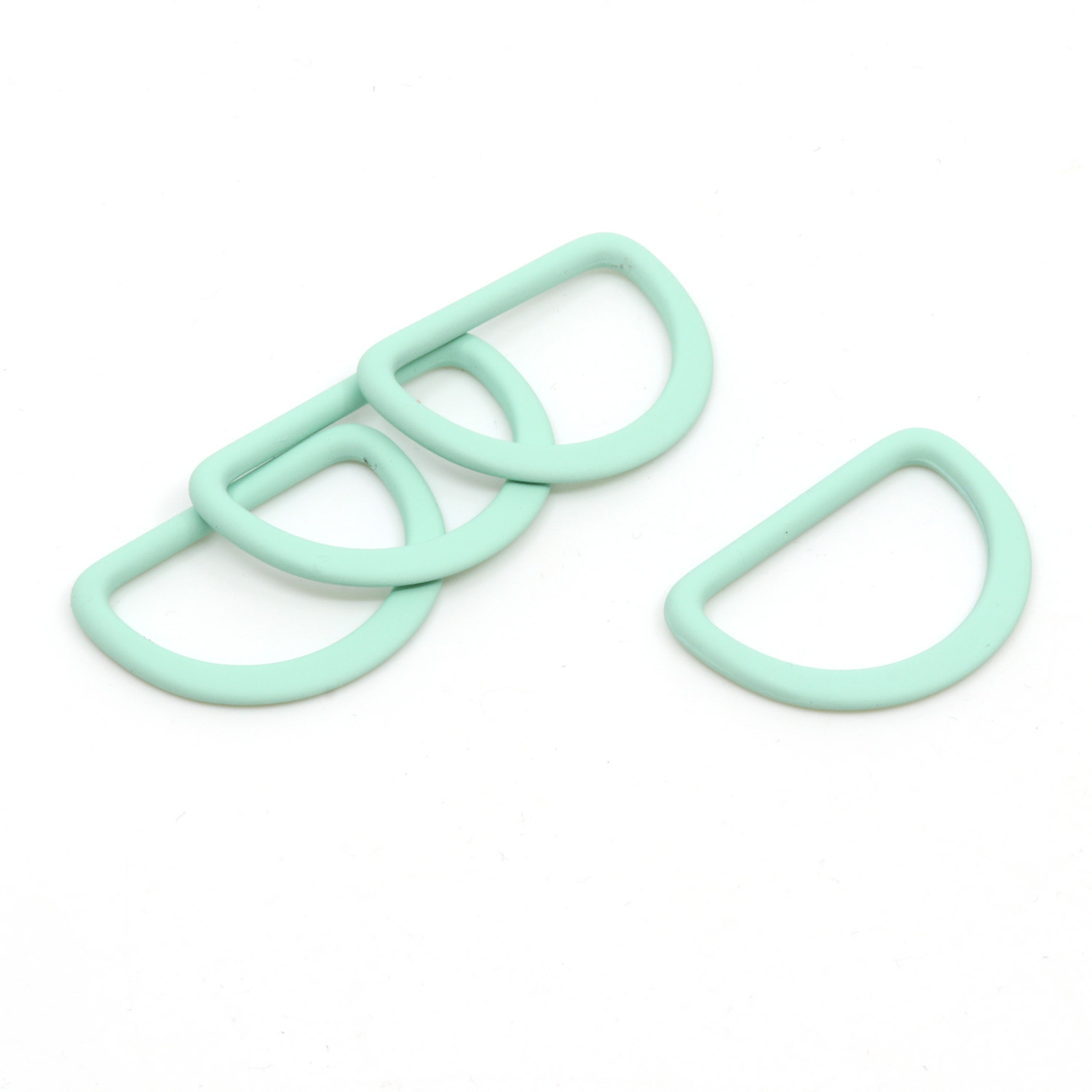 Metall D Ring 25mm mint D871-1 Metall D Ring 25mm mint D871-1