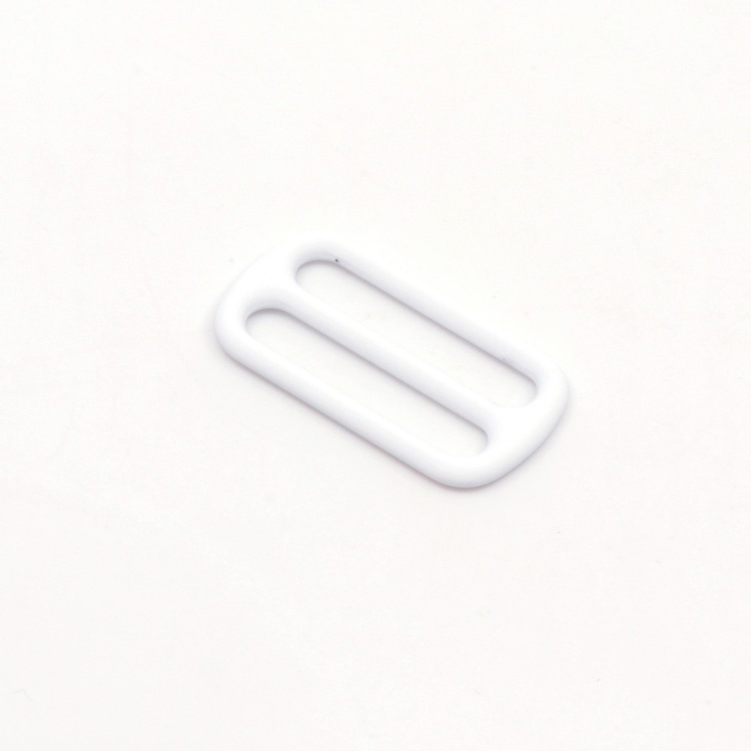 Boucle coulissante 25mm métal Blanc B3-0 Boucle coulissante 25mm métal Blanc B3-0