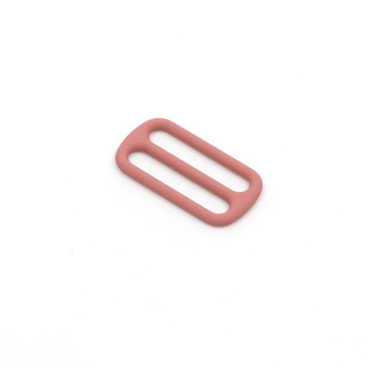 Boucle coulissante 25mm métal Vieux rose D213 Boucle coulissante 25mm métal Vieux rose D213