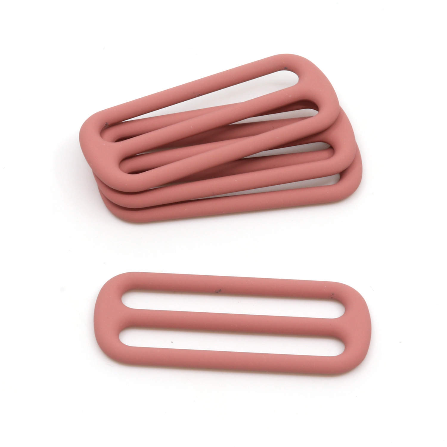 Boucle coulissante 40mm métal Vieux rose D213-1 Boucle coulissante 40mm métal Vieux rose D213-1