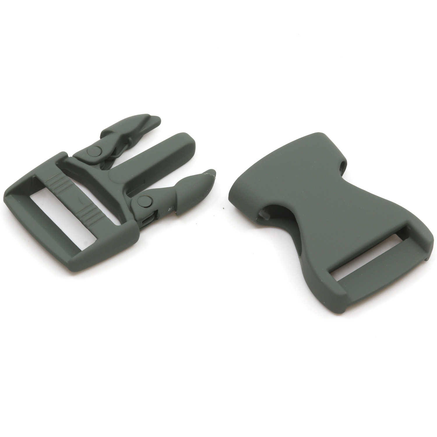 Metall Steckschnalle 25mm dunkelgrün D190-2 Metall Steckschnalle 25mm dunkelgrün D190-2