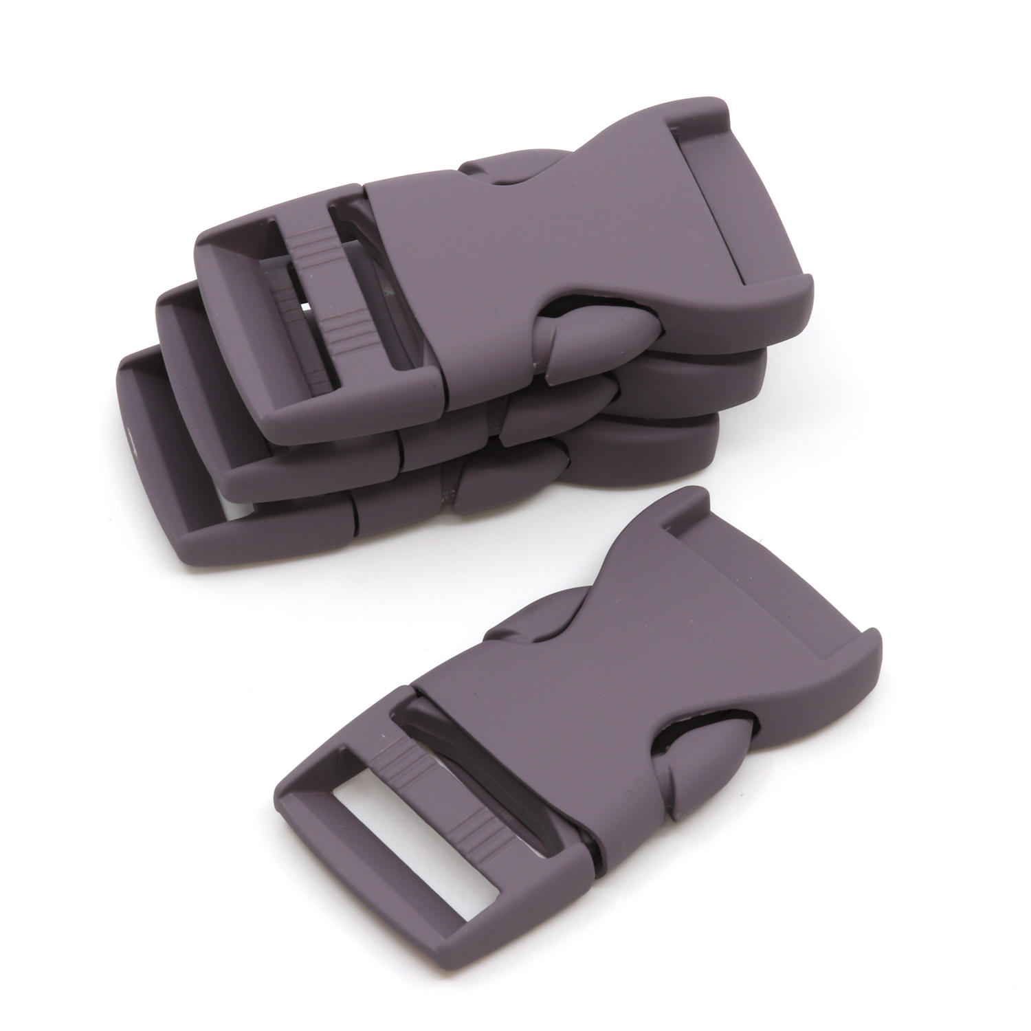 Boucle clip 25mm métal Gris foncé D306-1 Boucle clip 25mm métal Gris foncé D306-1