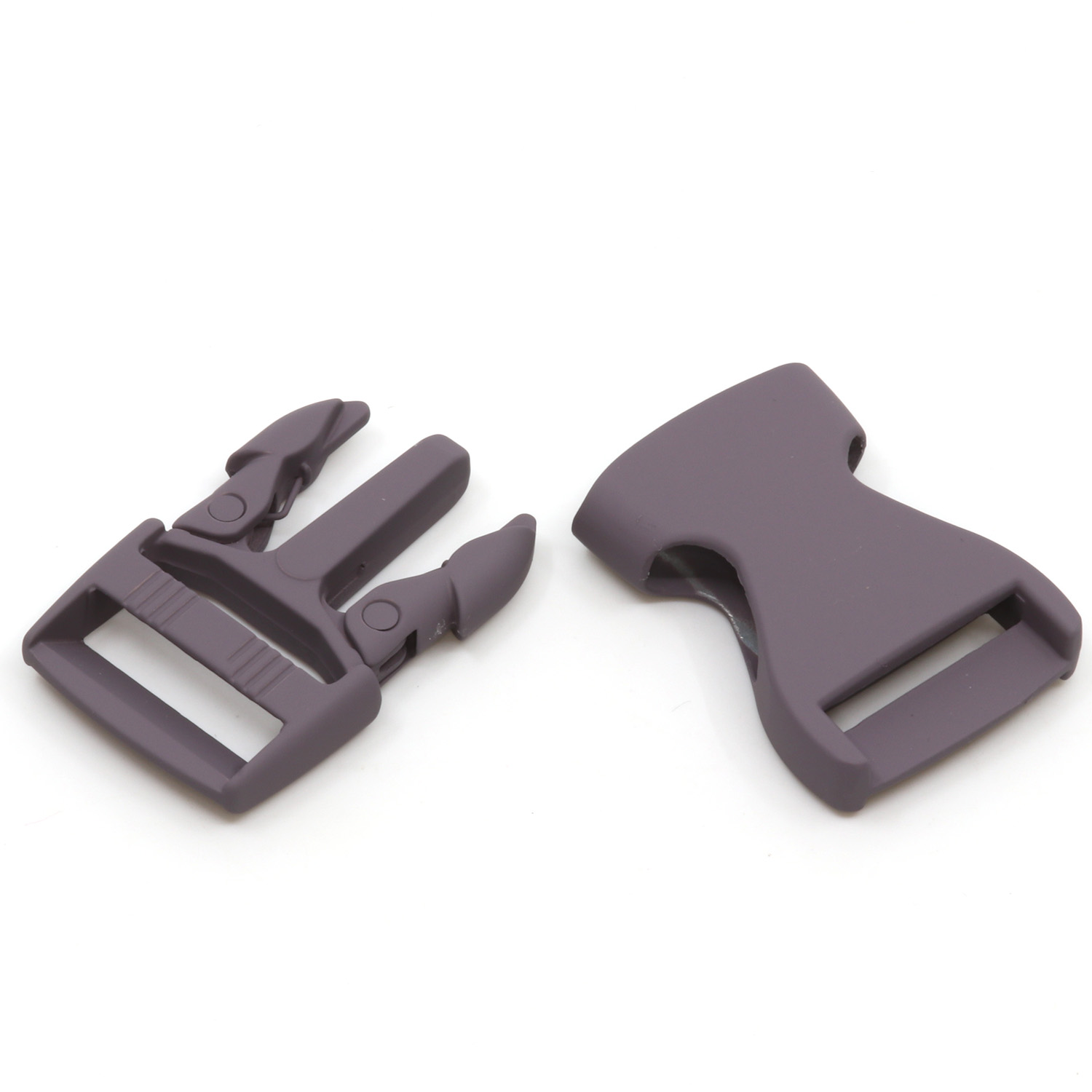 Boucle clip 25mm métal Gris foncé D306-2 Boucle clip 25mm métal Gris foncé D306-2