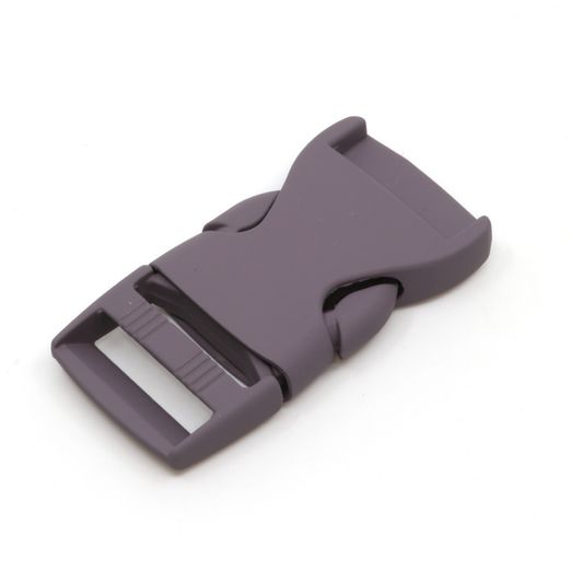Boucle clip 25mm métal Gris foncé D306 Boucle clip 25mm métal Gris foncé D306