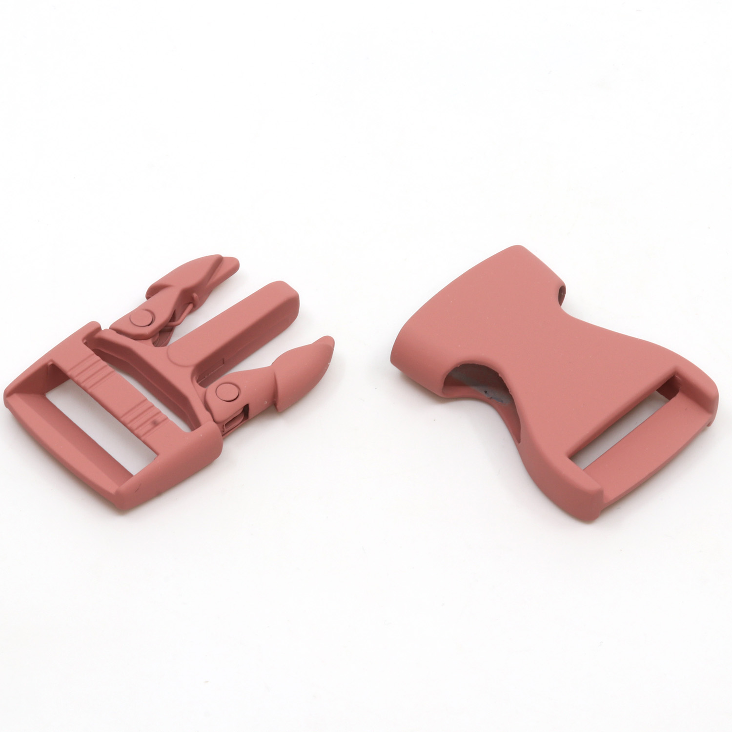 Metall Steckschnalle 25mm altrosa D213-2 Metall Steckschnalle 25mm altrosa D213-2