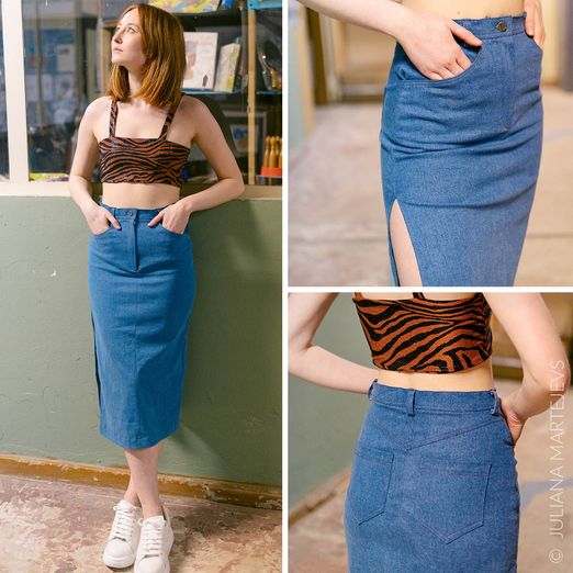 Rock - The Frida Skirt - Schnittmuster eBook