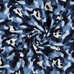 Soft Sweat - Panda Camouflage Navy Geborsteld Soft Sweat - Panda Camouflage Navy Geborsteld
