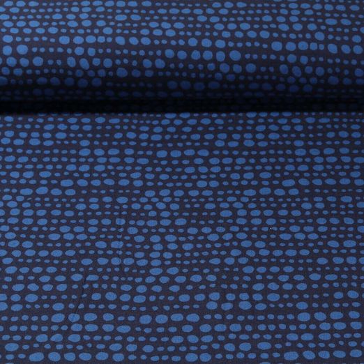 Bio Musselin - Hamburger Liebe Queens United Together Blau