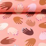 Bio Zweet - Hamburger Liebe digitale print Queens United High Five Zalm