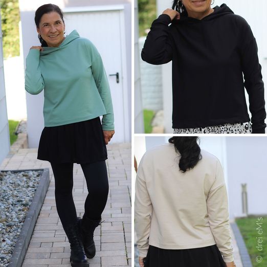 Hoodie und Kleid - GREDING - Schnittmuster eBook