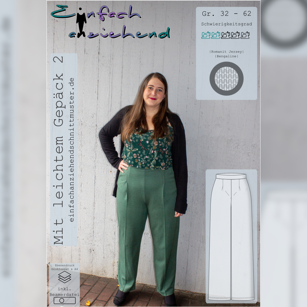 Hose - Mit leichtem Gepäck 2 - Schnittmuster eBook-1 Hose - Mit leichtem Gepäck 2 - Schnittmuster eBook-1
