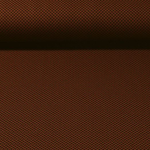 Tissu mode - Jacquard Motif de tressage Rouge brique