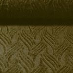 Fausse fourrure - Gaufré Abstrait Kaki