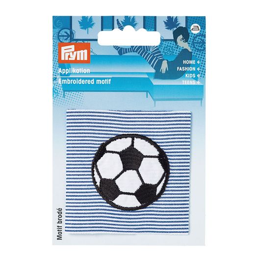 PRYM Ecusson Football rayé
