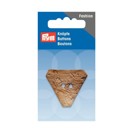 PRYM Boutons folkloriques coco triangle 30 mm Beige PRYM Boutons folkloriques coco triangle 30 mm Beige