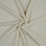 Tissu pour robes et chemisiers - Dobby Jacquard pied-de-poule écru Tissu pour robes et chemisiers - Dobby Jacquard pied-de-poule écru