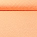 Tissu robes et blouses- Dobby Jacquard Pied-de-poule Abricot