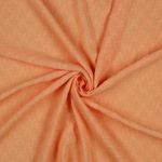 Tissu pour robes et chemisiers - Dobby Jacquard pied-de-poule abricot Tissu pour robes et chemisiers - Dobby Jacquard pied-de-poule abricot
