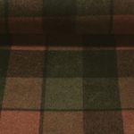 Tissu mode - Carreaux Vert olive