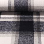 Tissu mode - Carreaux Bleu marine foncé