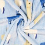 Pehmeä fleece - kaksipuolinen alpakat vaaleansininen Pehmeä fleece - kaksipuolinen alpakat vaaleansininen
