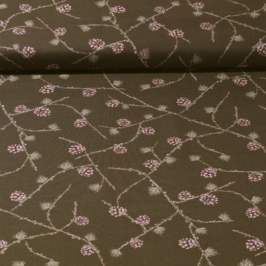 Coton Gütermann - Collection Modern Comfort - Pommes de pin Kaki