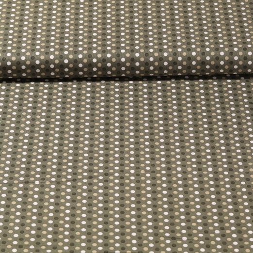 Gütermann Baumwolle - Modern Comfort Kollektion Punkte Olive