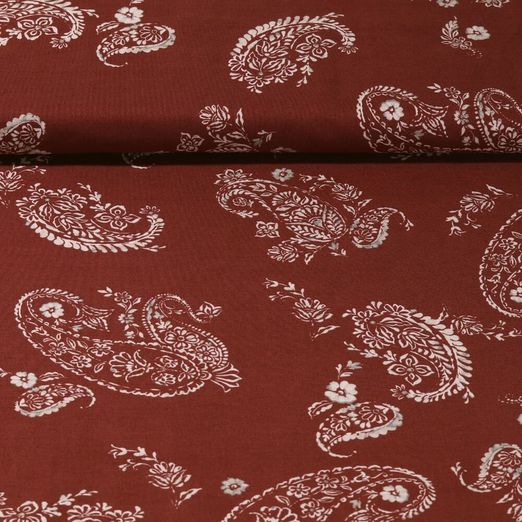 Coton Gütermann - Collection Modern Comfort - Paisley Terracotta