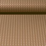 Jacquard Jersey - Rautenmuster Braun