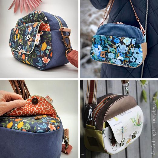 Handtasche - Bowler Bag Bella - Schnittmuster eBook Handtasche - Bowler Bag Bella - Schnittmuster eBook