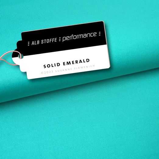 Albstoffe Performance Kollektion - Solid Emerald Albstoffe Performance Kollektion - Solid Emerald