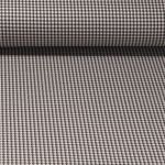 Tissu mode - Jacquard Petit pied-de-poule Blanc Noir