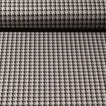 Modestoff - Jacquard Hahnentritt Grau
