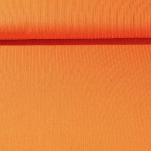 Viskoserippjersey Colette - Orange