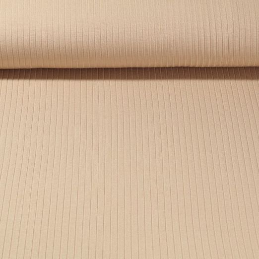 Viskoserippjersey Colette - Beige