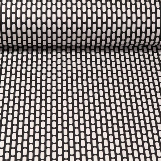 Tissu Albstoffe - Collection Performance - Pois Ecru