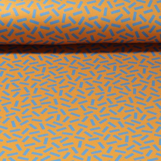 Tissu Albstoffe - Collection Performance - Confetti Jaune